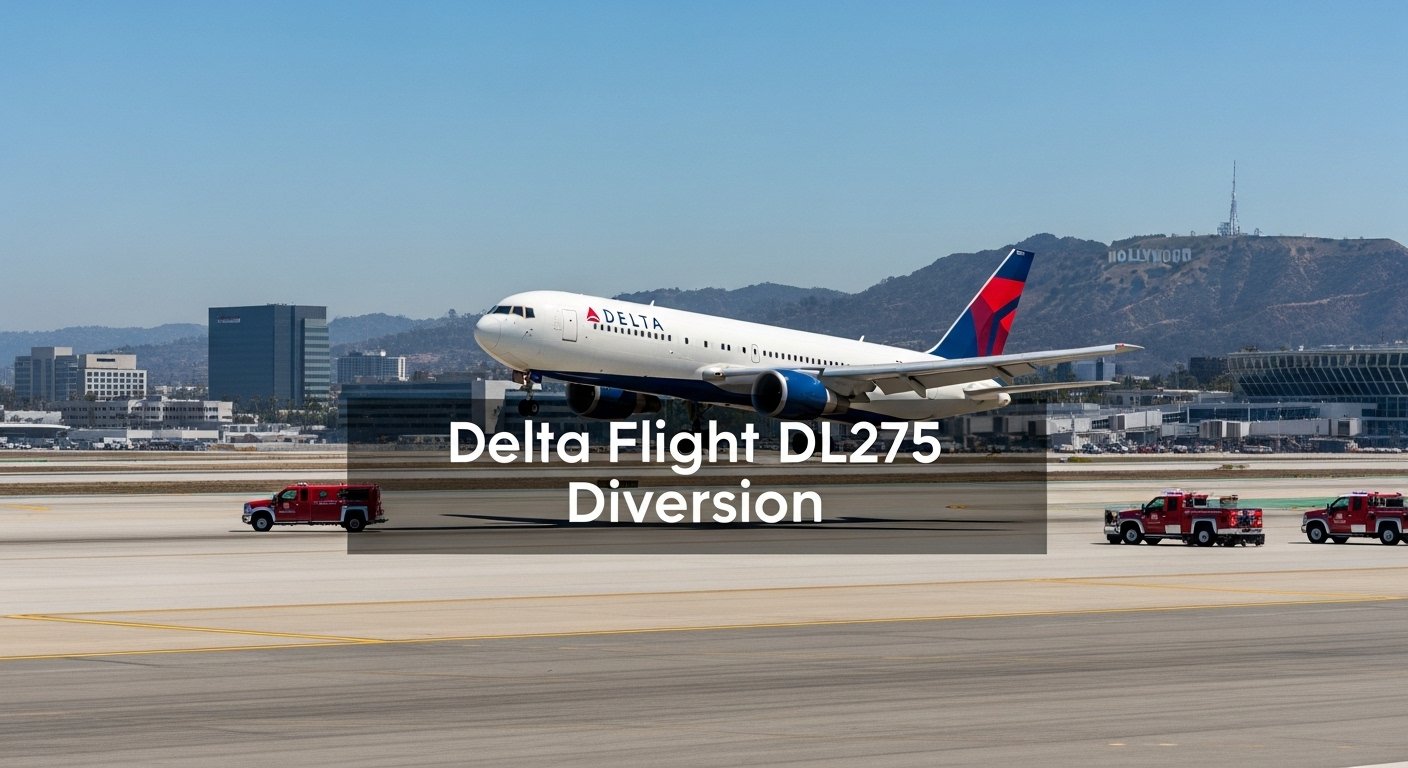 Delta Flight DL275 Diverted to LAX