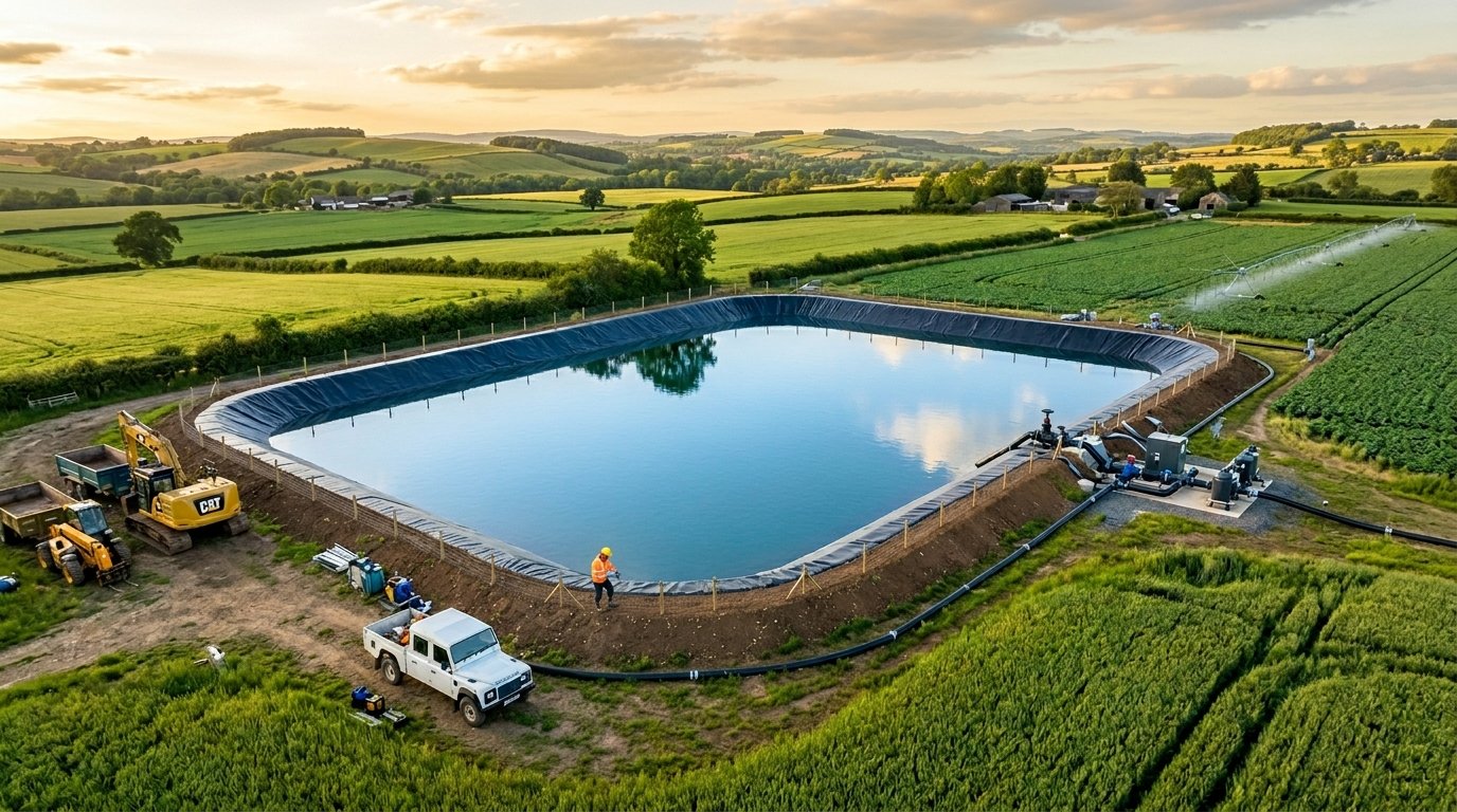 Best Liner for Farm Reservoir Installation in the UK and Ireland